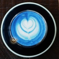 Blue Butterfly Latte
